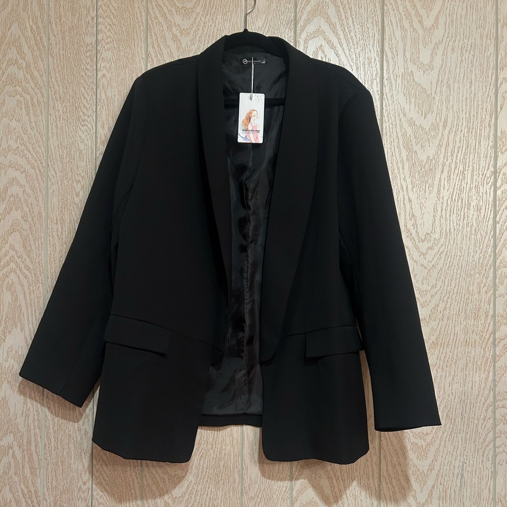 NWT PrettyGarden Women’s XXL Elegant Black Women's Blazer